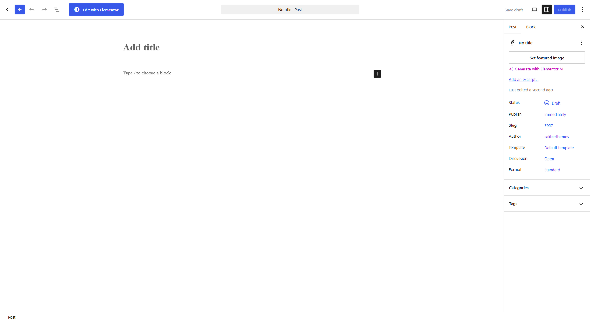 Create Blog Post